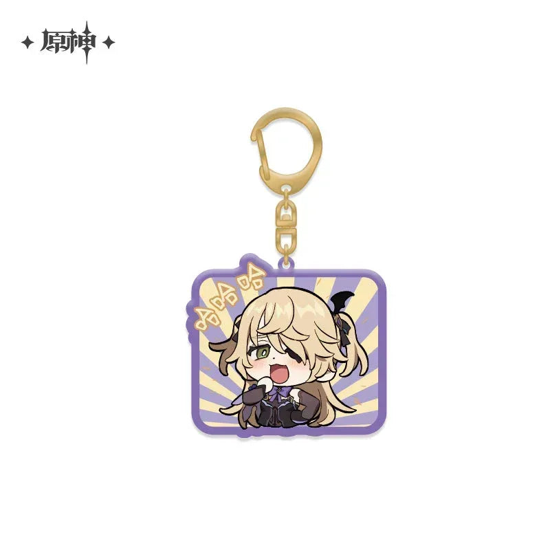Genshin Impact Chibi Emojis Series Pendant Vol.1 Fischl ACG Go Anime www.acg-go.com Albedo, Azhdaha, Character Artwork, Diona, Eula, Fischl, Ganyu, Hu Tao, Kaedehara Kazuha, Kamisato Ayaka, Keqing, Mona, Pendant & Keychain, Qiqi, Rosaria, Sayu, Sucrose, Tartaglia, Venti, Xiao, Xinyan, Yanfei, Yoimiya, Zhongli