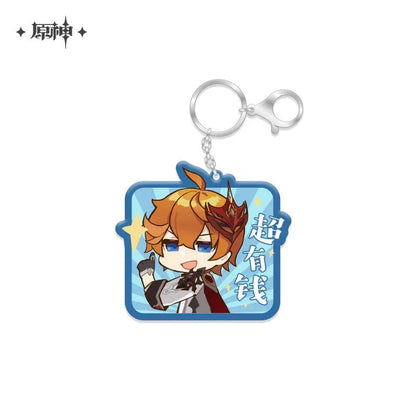 Genshin Impact Chibi Emojis Series Pendant Vol.1 Tartaglia ACG Go Anime www.acg-go.com Albedo, Azhdaha, Character Artwork, Diona, Eula, Fischl, Ganyu, Hu Tao, Kaedehara Kazuha, Kamisato Ayaka, Keqing, Mona, Pendant & Keychain, Qiqi, Rosaria, Sayu, Sucrose, Tartaglia, Venti, Xiao, Xinyan, Yanfei, Yoimiya, Zhongli