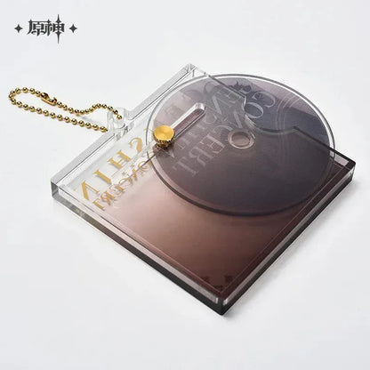Genshin Impact Concert 2023 Series Character CD Style Keychain Xiao ACG Go Anime www.acg-go.com Albedo, Diona, Eula, Ganyu, Pendant & Keychain, Tartaglia, Xiao, Zhongli