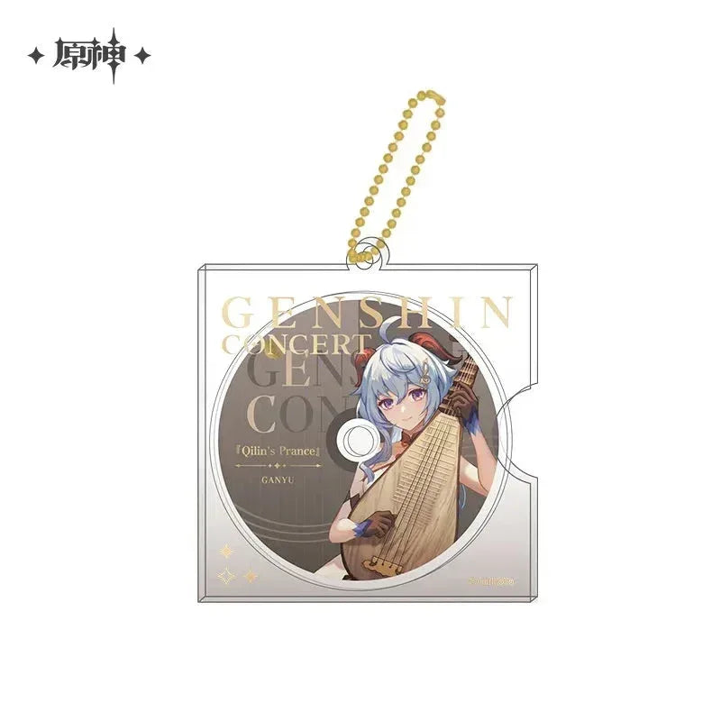 Genshin Impact Concert 2023 Series Character CD Style Keychain Ganyu ACG Go Anime www.acg-go.com Albedo, Diona, Eula, Ganyu, Pendant & Keychain, Tartaglia, Xiao, Zhongli