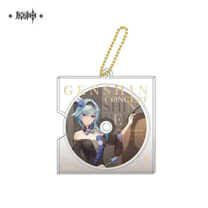 Genshin Impact Concert 2023 Series Character CD Style Keychain Eula ACG Go Anime www.acg-go.com Albedo, Diona, Eula, Ganyu, Pendant & Keychain, Tartaglia, Xiao, Zhongli