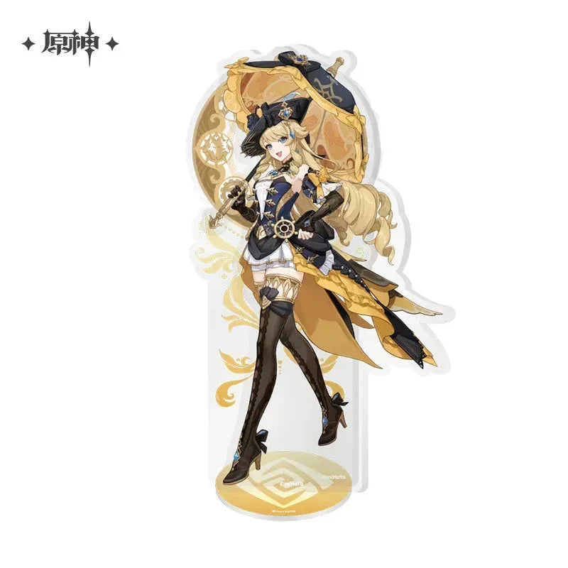Genshin Impact Court of Fontaine Theme Series Character Acrylic Stand Navia ACG Go Anime www.acg-go.com Charlotte, Chevreuse, Clorinde, Court of Fontaine, Emilie, Freminet, Furina, Lynette, Lyney, Navia, Neuvillette, Sigewinne, Stand, Wriothesley