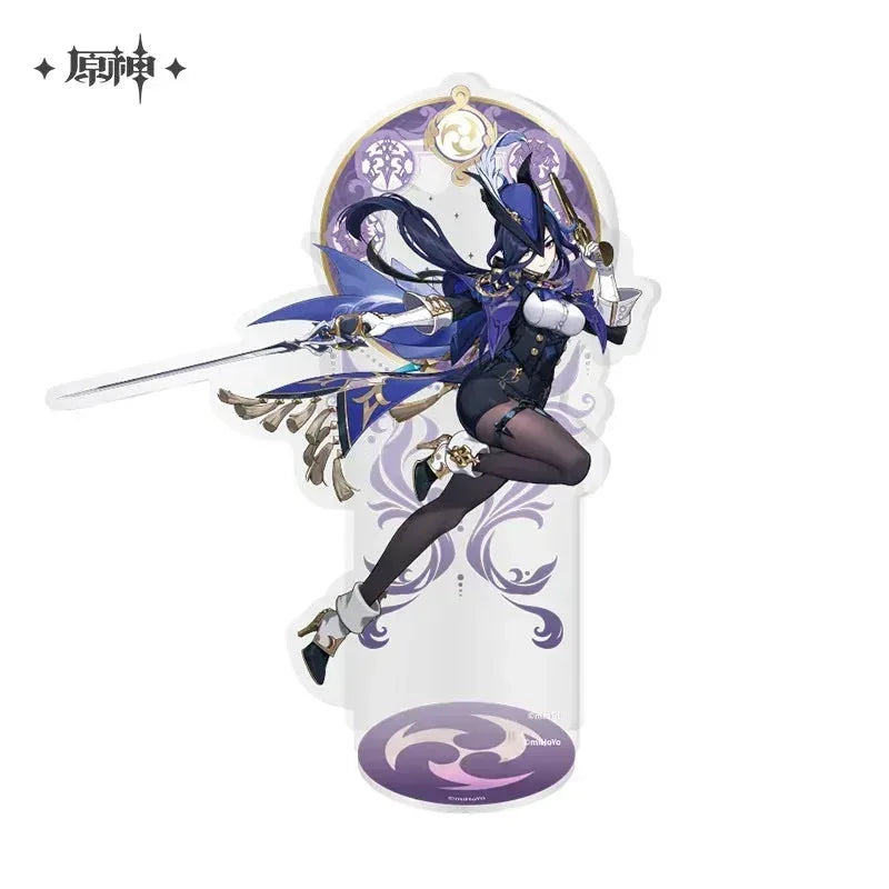 Genshin Impact Court of Fontaine Theme Series Character Acrylic Stand Clorinde ACG Go Anime www.acg-go.com Charlotte, Chevreuse, Clorinde, Court of Fontaine, Emilie, Freminet, Furina, Lynette, Lyney, Navia, Neuvillette, Sigewinne, Stand, Wriothesley