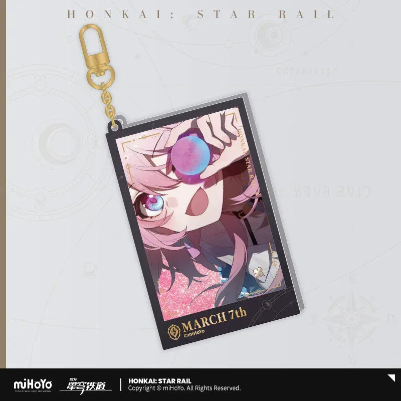 Honkai: Star Rail Departure Countdown Series Glitter Quicksand Acrylic Pendant March 7th ACG Go Anime www.acg-go.com Bronya, Dan Heng, Herta, Himeko, Jing Yuan, Kafka, March 7th, Pendant & Keychain