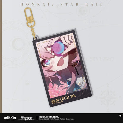 Honkai: Star Rail Departure Countdown Series Glitter Quicksand Acrylic Pendant March 7th ACG Go Anime www.acg-go.com Bronya, Dan Heng, Herta, Himeko, Jing Yuan, Kafka, March 7th, Pendant & Keychain