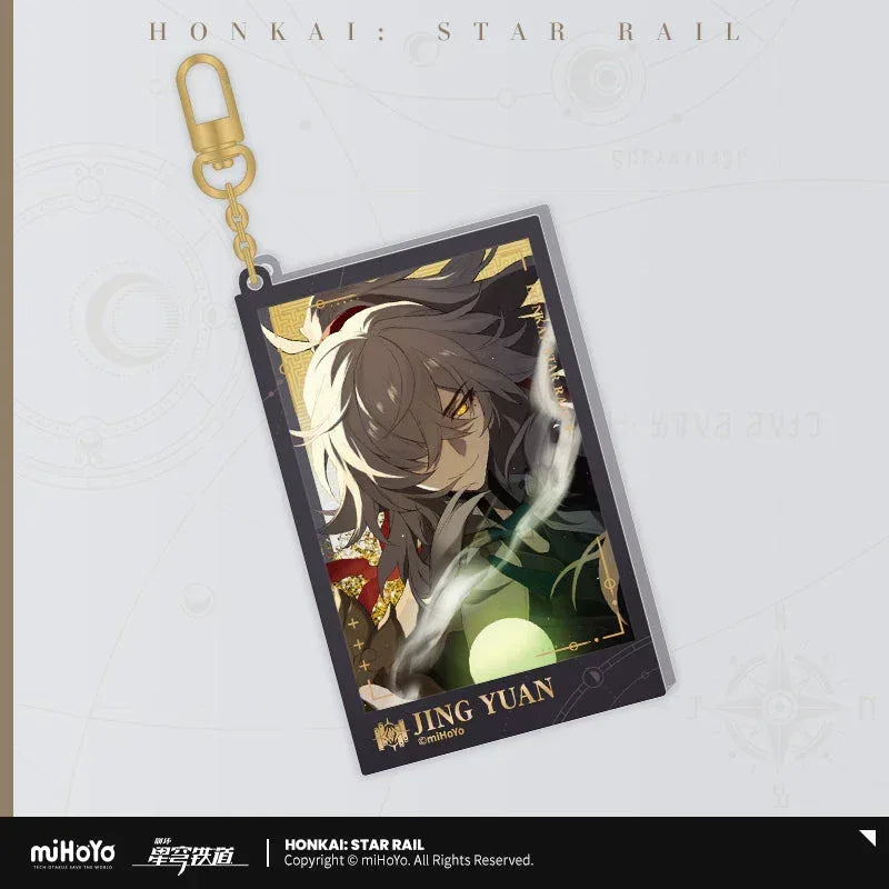 Honkai: Star Rail Departure Countdown Series Glitter Quicksand Acrylic Pendant Jing Yuan ACG Go Anime www.acg-go.com Bronya, Dan Heng, Herta, Himeko, Jing Yuan, Kafka, March 7th, Pendant & Keychain