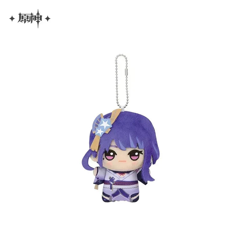 Genshin Impact Chibi Gurumi Plush Figure Pendant Raiden Shogun ACG Go Anime www.acg-go.com Aether, Albedo, Character Artwork, Chongyun, Diluc, Eula, Figure, Fischl, Ganyu, Genshin Impact, Gorou, Kaedehara Kazuha, Kaeya, Kamisato Ayaka, Kamisato Ayato, Klee, Lumine, Plush, Plush FIgure, Raiden Shogun, Razor, Sangonomiya Kokomi, Tartaglia, Thoma, Venti, Xiao, Xingqiu, Yae Miko, Zhongli