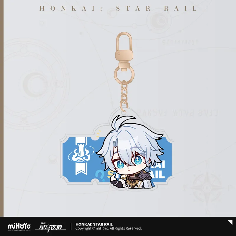 Pom-Pom Exhibition Series Acrylic Keychain
