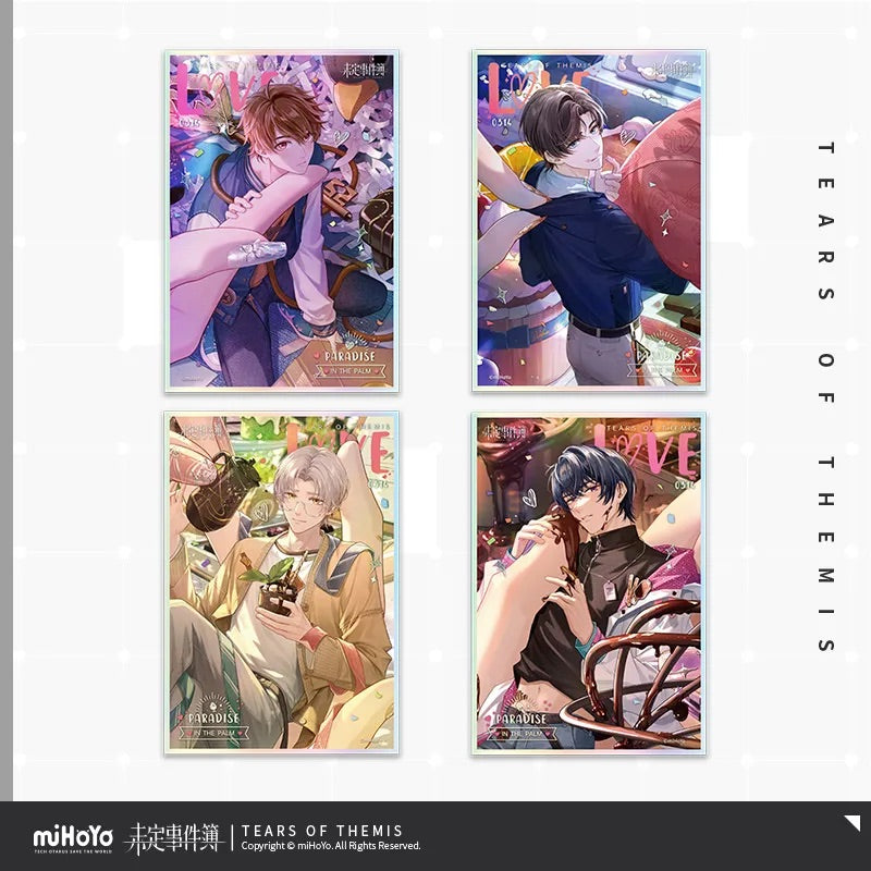 Paradise In The Palm Series PET Shikishi Cardboard