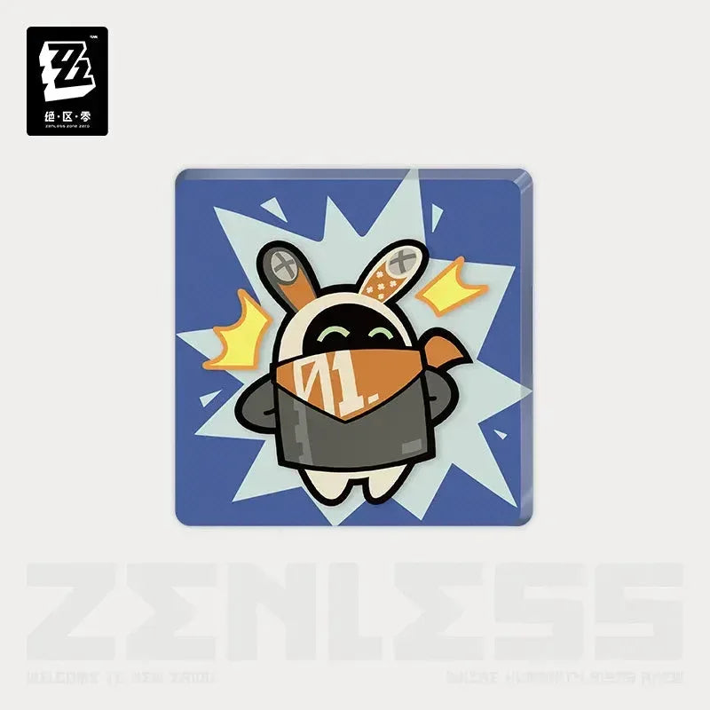 Zenless Zone Zero En-Nah Stroll Series Bangboo Acrylic Refrigerator Magnet Ta-da! ACG Go Anime www.acg-go.com Agent Gulliver, Amillion, Avocaboo, Bagboo, Bangboo, Butler, Eous, LuckyBoo, Officer Cui, Red Moccus, Refrigerator Magnet, Safety, Sharkboo