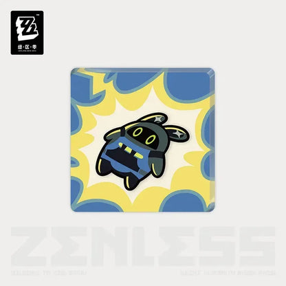 Zenless Zone Zero En-Nah Stroll Series Bangboo Acrylic Refrigerator Magnet Calm ACG Go Anime www.acg-go.com Agent Gulliver, Amillion, Avocaboo, Bagboo, Bangboo, Butler, Eous, LuckyBoo, Officer Cui, Red Moccus, Refrigerator Magnet, Safety, Sharkboo
