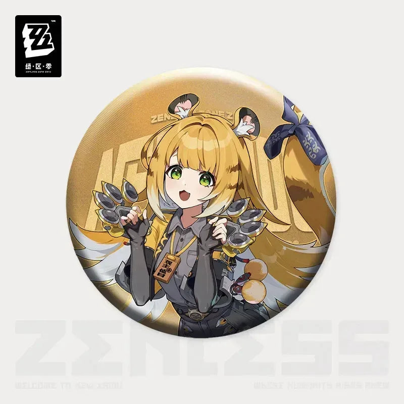 Zenless Zone Zero Artwork Series Yunkui Summit Tinplate Badge