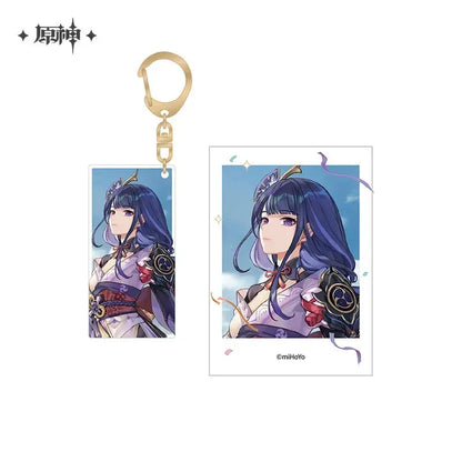 Genshin Impact FES 2023 Series Polaroid & Acrylic Keychain Set 1st Anniversary - Raiden Shogun ACG Go Anime www.acg-go.com Aether, Lumine, Nahida, Paimon, Pendant & Keychain, Venti, Zhongli