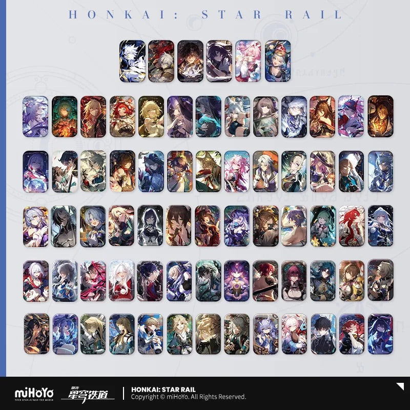 Light Cone Series Rectangular Tinplate Badge