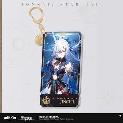 The Destruction Character Warp Artwork Acrylic Keychain