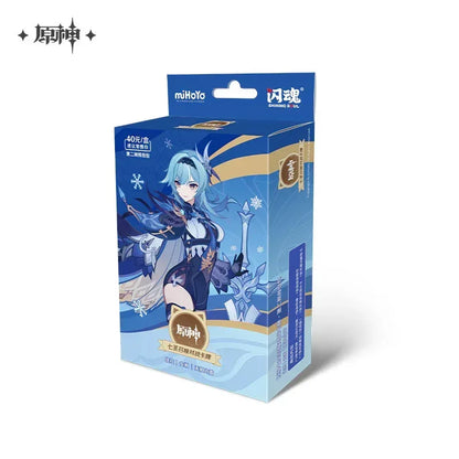 Genshin Impact Genius Invokation TCG Series Pre Assembled Pack Vol. 2 Eula/Amber/Electro Hypostasis ACG Go Anime www.acg-go.com Albedo, Amber, Baizhu, Beidou, Candace, Card Package, Diona, Eula, Hutao, Kaeya, Sangonomiya Kokomi, Venti, Xiao, Xingqiu, Yaoyao, Zhongli