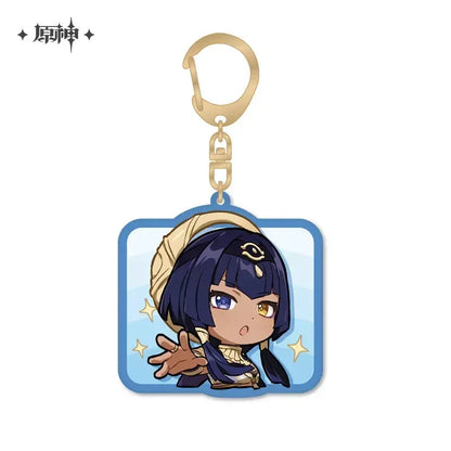 Genshin Impact Chibi Emojis Series Acrylic Keychain Sumeru Candace ACG Go Anime www.acg-go.com Alhaitham, Candace, Character Artwork, Collei, Cyno, Dehya, Dori, Faruzan, Kaveh, Layla, Nahida, Nilou, Pendant & Keychain, Sethos, Tighnari, Wanderer