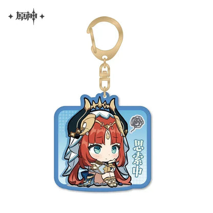 Genshin Impact Chibi Emojis Series Acrylic Keychain Sumeru Nilou ACG Go Anime www.acg-go.com Alhaitham, Candace, Character Artwork, Collei, Cyno, Dehya, Dori, Faruzan, Kaveh, Layla, Nahida, Nilou, Pendant & Keychain, Sethos, Tighnari, Wanderer