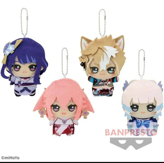 Genshin Impact Chibi Gurumi Plush Toy Vol.5 Raiden Shogun ACG Go Anime www.acg-go.com Gorou, Plush, Sangonomiya Kokomi, Yae Miko