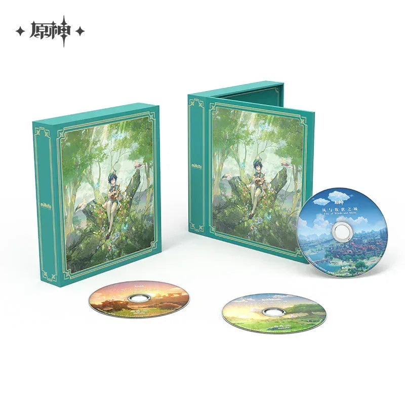 Genshin Impact City of Winds and Idylls OST Limited Edition Bundle ACG Go Anime www.acg-go.com CD, Gift Box, Venti