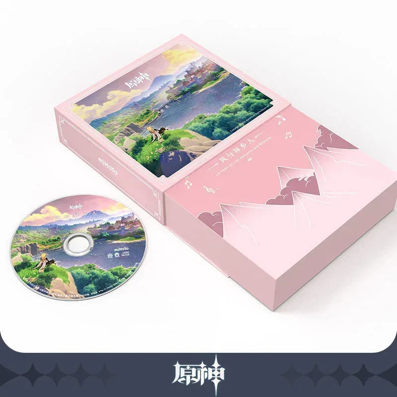 Genshin Impact City of Winds and Idylls OST Limited Edition Bundle ACG Go Anime www.acg-go.com CD, Gift Box, Venti