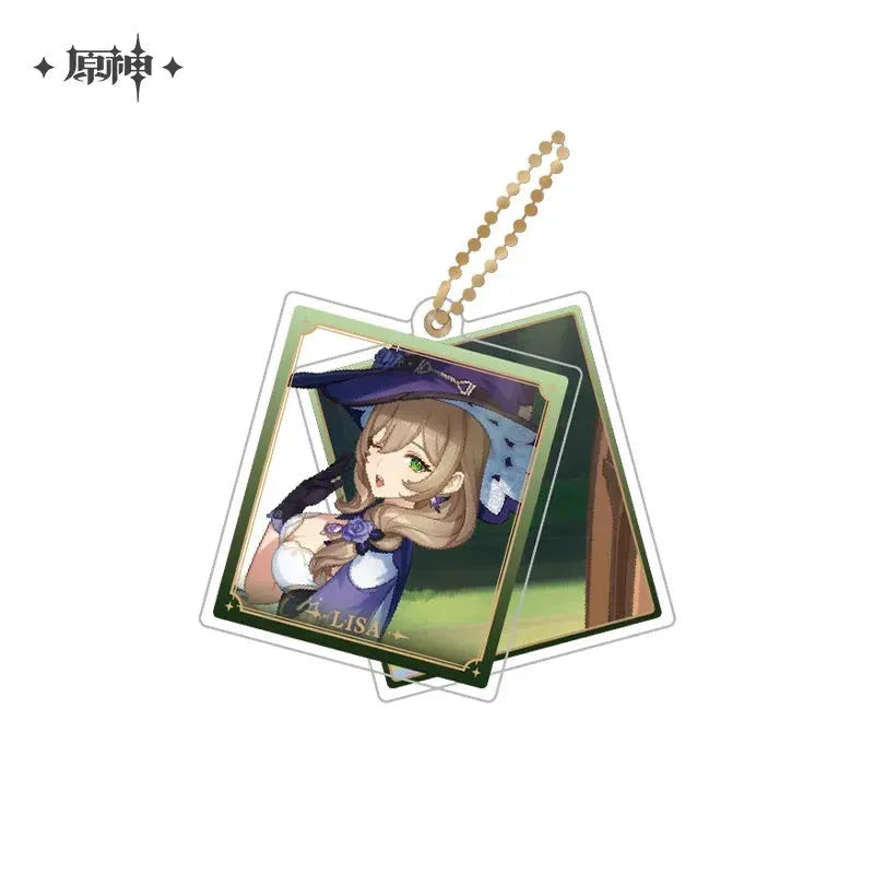 Event Artwork Series Acrylic Pendant Genshin Impact ACG Go Anime