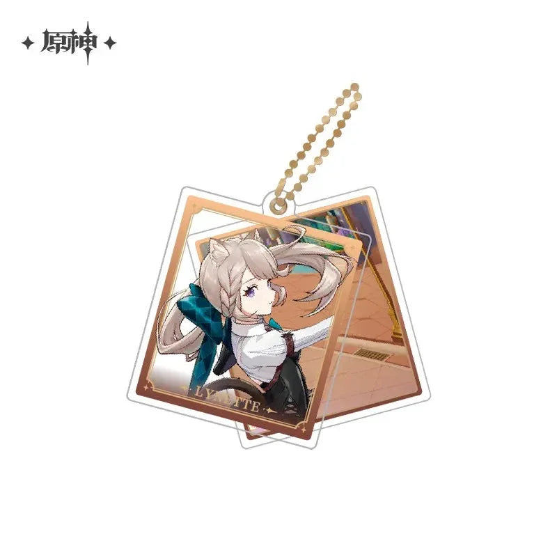 Event Artwork Series Acrylic Pendant Genshin Impact Lynette ACG Go Anime