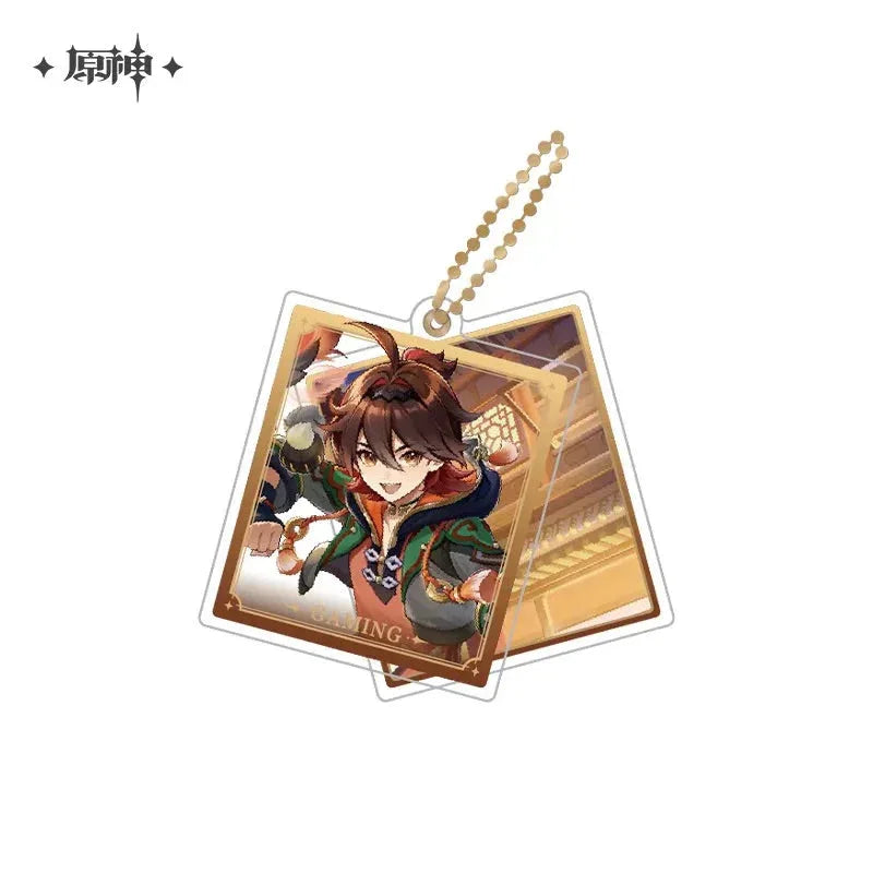 Event Artwork Series Acrylic Pendant Genshin Impact Gaming ACG Go Anime