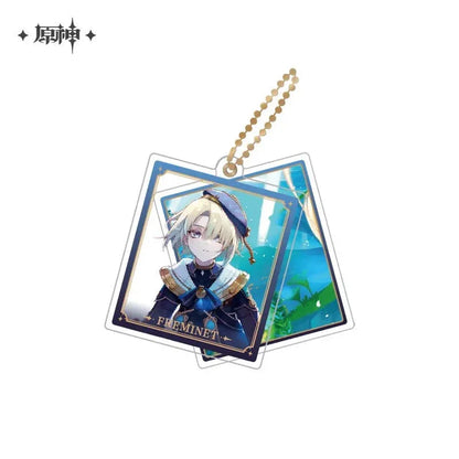 Event Artwork Series Acrylic Pendant Genshin Impact Freminet ACG Go Anime