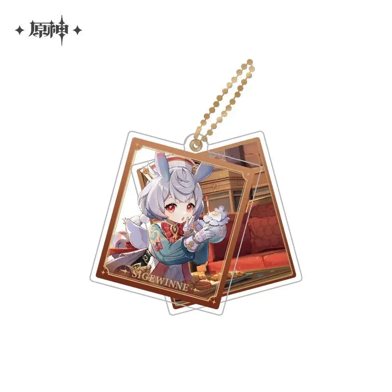 Event Artwork Series Acrylic Pendant Genshin Impact Sigewinne ACG Go Anime