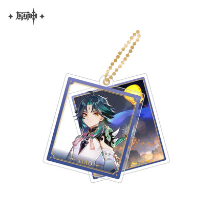 Event Artwork Series Acrylic Pendant Genshin Impact Xiao ACG Go Anime