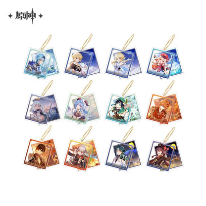 Event Artwork Series Acrylic Pendant Genshin Impact ACG Go Anime