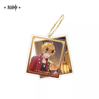 Event Artwork Series Acrylic Pendant Genshin Impact Thoma ACG Go Anime