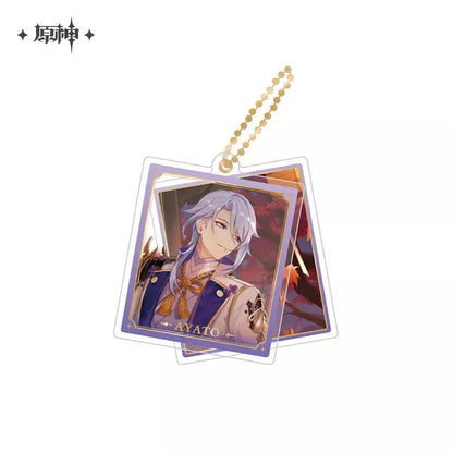 Event Artwork Series Acrylic Pendant Genshin Impact Kamisato Ayato ACG Go Anime