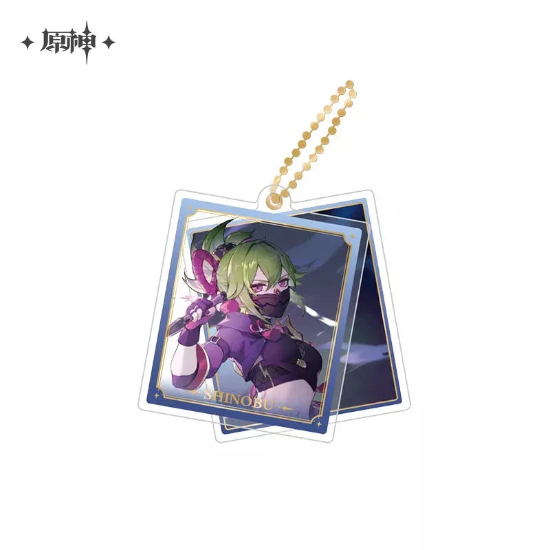 Event Artwork Series Acrylic Pendant Genshin Impact Kuki Shinobu ACG Go Anime