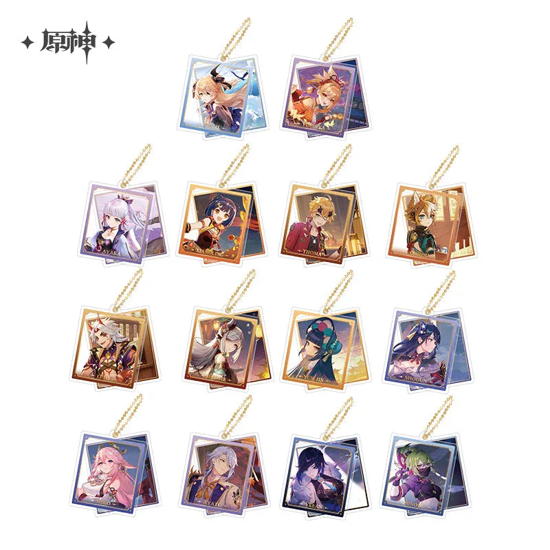 Event Artwork Series Acrylic Pendant Genshin Impact ACG Go Anime