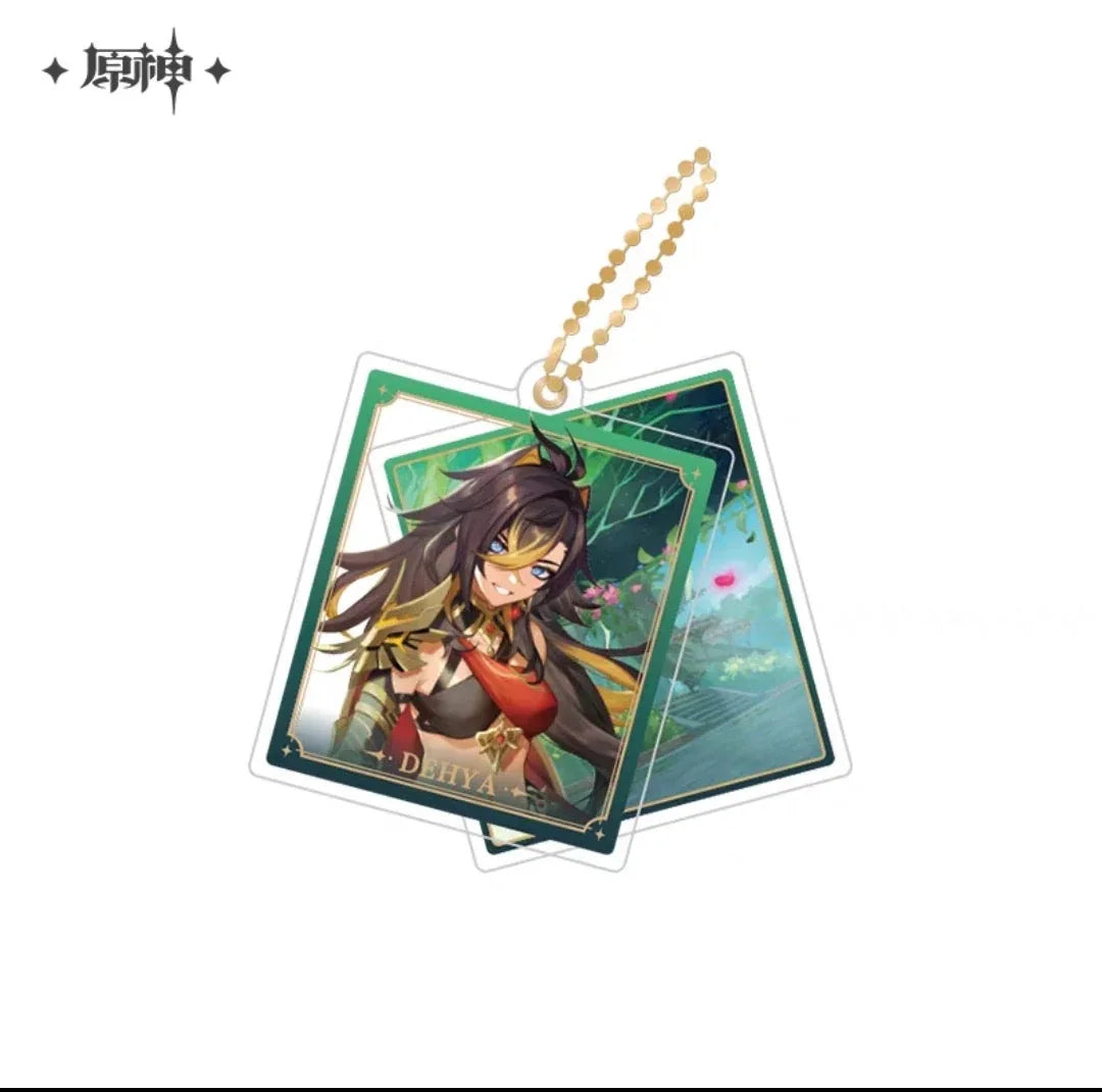 Event Artwork Series Acrylic Pendant Genshin Impact Dehya ACG Go Anime