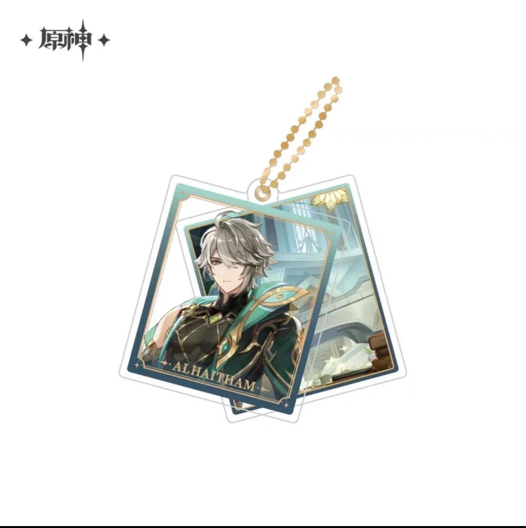 Event Artwork Series Acrylic Pendant Genshin Impact Alhaitham ACG Go Anime