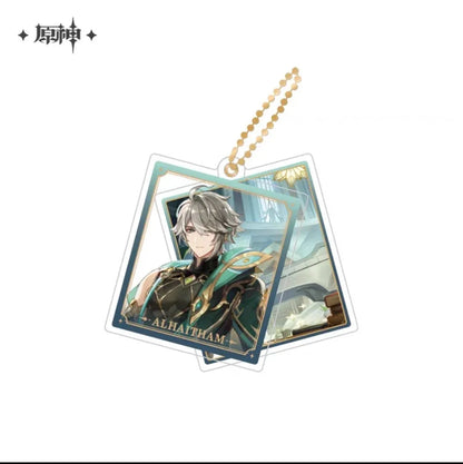 Event Artwork Series Acrylic Pendant Genshin Impact Alhaitham ACG Go Anime