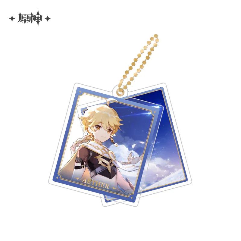 Event Artwork Series Acrylic Pendant Genshin Impact Aether ACG Go Anime