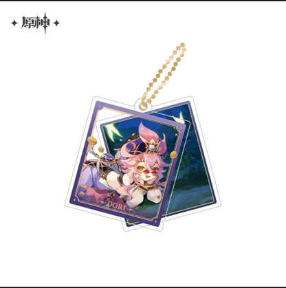 Event Artwork Series Acrylic Pendant Genshin Impact ACG Go Anime