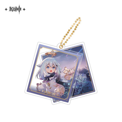 Event Artwork Series Acrylic Pendant Genshin Impact Paimon ACG Go Anime