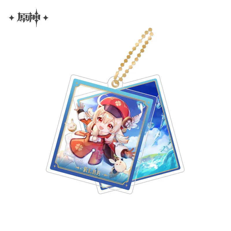 Event Artwork Series Acrylic Pendant Genshin Impact Klee ACG Go Anime