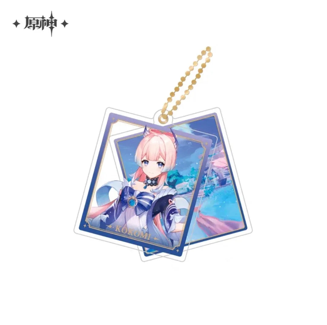 Event Artwork Series Acrylic Pendant Genshin Impact ACG Go Anime