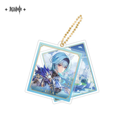 Event Artwork Series Acrylic Pendant Genshin Impact Eula ACG Go Anime