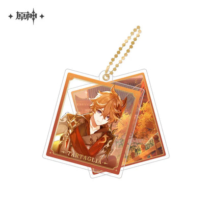 Event Artwork Series Acrylic Pendant Genshin Impact Tartaglia ACG Go Anime