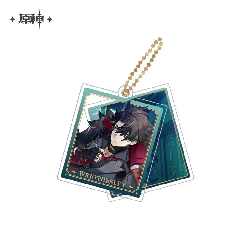 Event Artwork Series Acrylic Pendant Genshin Impact Wriothesley ACG Go Anime