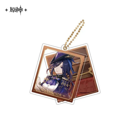 Event Artwork Series Acrylic Pendant Genshin Impact Clorinde ACG Go Anime