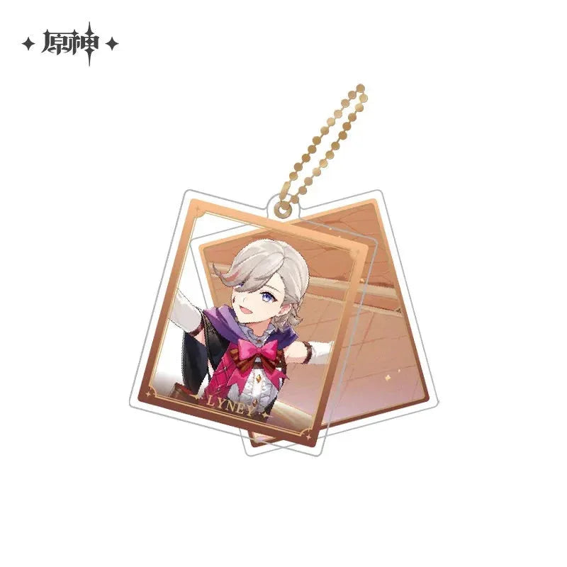 Event Artwork Series Acrylic Pendant Genshin Impact Lyney ACG Go Anime