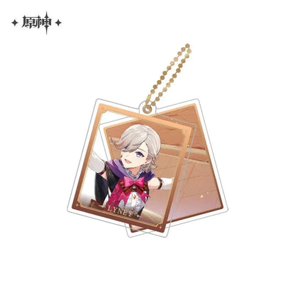 Event Artwork Series Acrylic Pendant Genshin Impact Lyney ACG Go Anime
